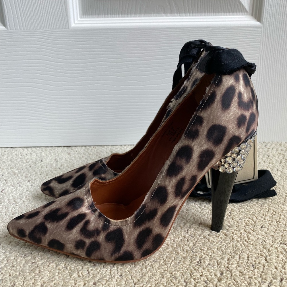 Lanvin H&M Leopard Print Heels - Picture 5 of 5